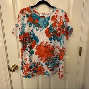 East 5th Floral Pattern Blouse, Size PXL
